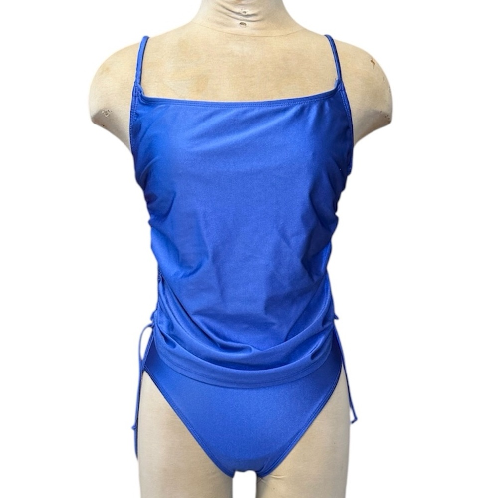Vintage Anne Cole Tankini Swimsuit 2pc Bikini 4 6 8 10 S Small M Medium